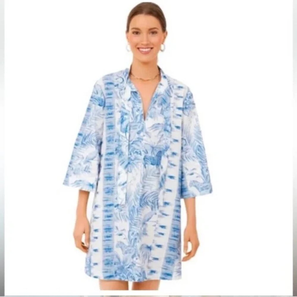 Tuckernuck Menagerie Toile Marseille Caftan XL